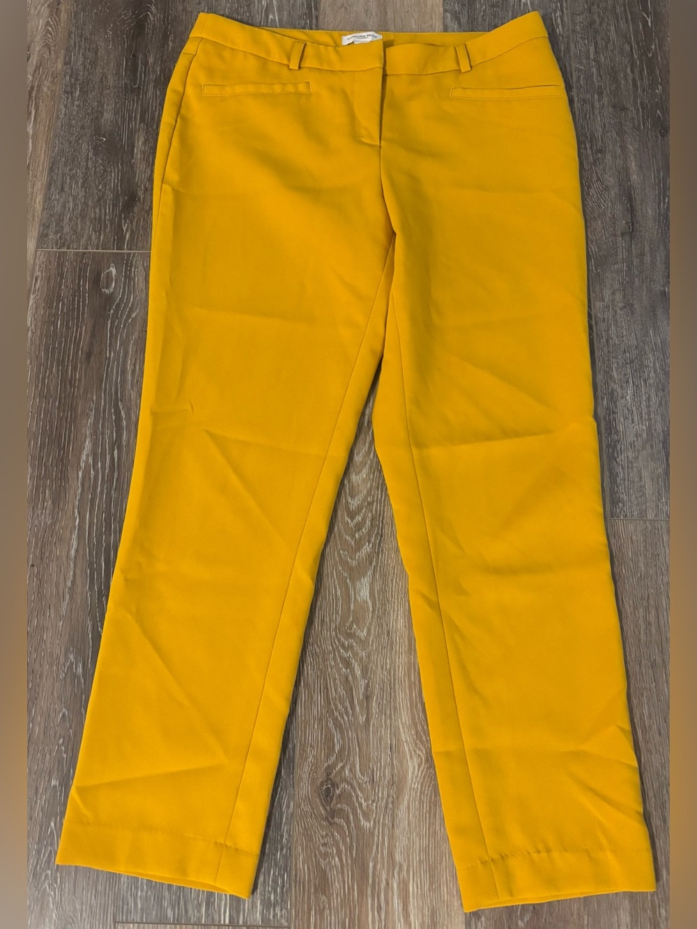 Yellow tailored trouser pants